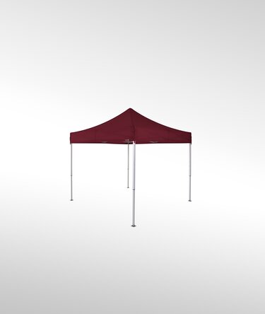Folding gazebo 3x3 m in the colour bordeaux.